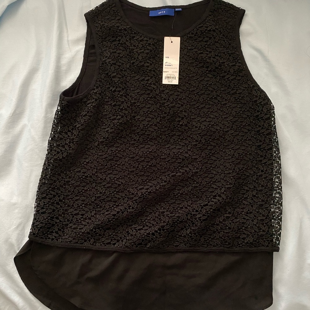 Small black casual formal shirt